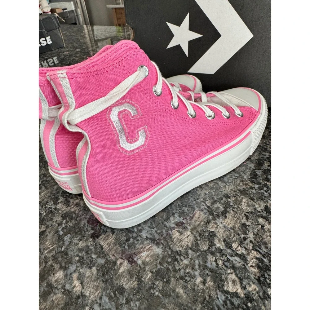 Converse CTAS Lift Hi Oops Pink Platform Sneakers A07141C‎ Womens 6